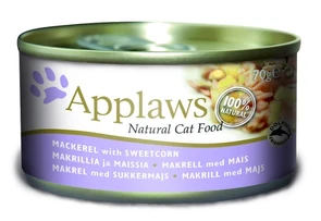 Консервы APPLAWS Cat Mackerel/Sweetcorn для взрослых кошек со скумбрией и сладкой кукурузой 24337