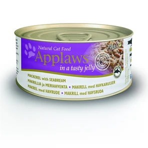 Консервы APPLAWS Cat Jelly Mackerel/Seabream для взрослых кошек со скумбрией и морским окунем в желе 24341