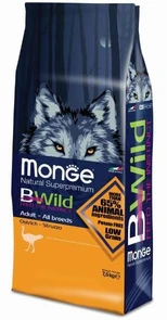 {{photo.Alt || photo.Description || 'Сухой корм MONGE Bwild Dog Ostrich для взрослых собак всех пород с мясом страуса'}}