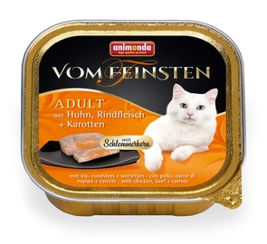 Консервы ANIMONDA Vom Feinsten Adult для взрослых кошек с курицей, говядиной и морковью 83262/48952