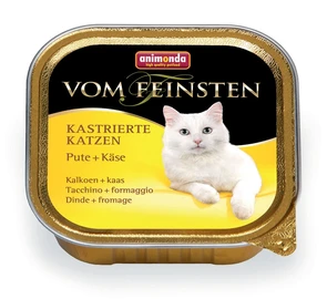 Консервы ANIMONDA Vom Feinsten Adult для кастрированных кошек с индейкой и сыром 83445/22023