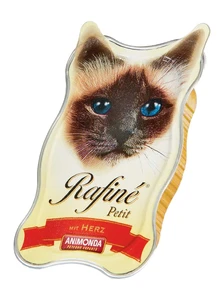 Консервы ANIMONDA Rafin Petit для взрослых кошек паштет из сердца 83471
