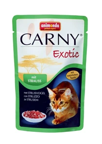 Пауч ANIMONDA CARNY Exotic для взрослых кошек с мясом страуса 83366