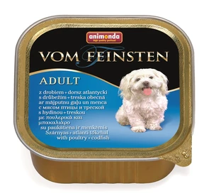 Консервы ANIMONDA Vom Feinsten Adult для собак с домашней птицей и треской 82977