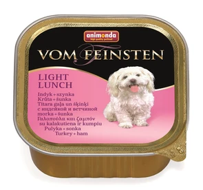 Консервы ANIMONDA Vom Feinsten Light Lunch для собак – облегченное меню с индейкой и ветчиной 82971