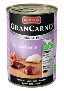 Консервы ANIMONDA GranCarno Sensitiv для чувствительных собак c ягненком 82404
