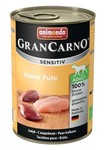 Консервы ANIMONDA GranCarno Sensitiv для чувствительных собак c индейкой 82406
