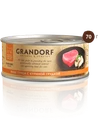 Консервы GRANDORF для кошек и котят филе тунца с куриной грудкой в собственном соку - банка