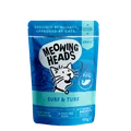 Пауч BARKING (MEOWING) HEADS SUPURRR SURF and TURF для котят и кошек с сардинами, тунцом, курицей и говядиной "Все лучшее сразу"