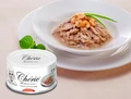 Консервы PETTRIC Cherie Hairball для кошек для вывода шерсти тунец с креветками в подливе Tuna topping shrimp in gravy 9493