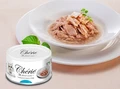 Консервы PETTRIC Cherie Hairball для кошек для вывода шерсти тунец с морским лещём в подливе Tuna topping Sea Bream in gravy 9491