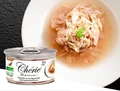Консервы PETTRIC Cherie для кошек микс из желтоперого и полосатого тунца с кусочками курицы Flaked Yellowfin mix Skipjack Tuna with Chicken Entrées in Gravy 7487
