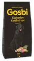 Беззерновой cухой корм GOSBI Exclusive GF для взрослых собак крупных пород с лососем и янгенком 9673