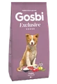 Низкозерновой cухой корм GOSBI Exclusive для щенков средних пород с курицей, рыбой и ягненком 11031