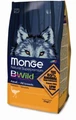 Сухой корм MONGE Bwild Dog Ostrich для взрослых собак всех пород с мясом страуса 70011822