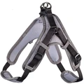 Hunter шлейка для собак Neopren Vario Quick XL (79-100)/2,5 см нейлон/неопрен черный/серый 64221
