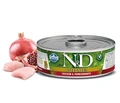 Консервы FARMINA ND CAT PRIME CHICKEN/POMEGRANATE KITTEN для котят с курицей и гранатом 00-00000222/PND070024