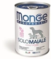 Паштет MONGE Monoprotein Solo для собак из свинины Solomaiale only Pork 400 гр