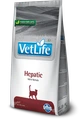 Сухой корм FARMINA VET LIFE Hepatic для кошек диета при заболеваниях печени 5674/PVT004173S