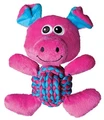 Игрушка для собак KONG Weave Knots Свинка из крепкой веревки RK21E