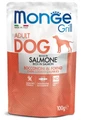 Пауч MONGE Grill для собак с лососем Rich in Salmon