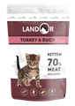Пауч Landor для котят с индейкой и уткой Kitten Turkey and Duck