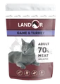 Пауч Landor для взрослых кошек с куропаткой и индейкой Adult Cat Game and Turkey