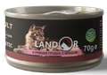 Консервы LANDOR для кошек куриная грудка с крабом в бульоне Cat Chicken with Crab in Broth 8852832