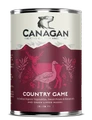 Консервы беззерновые Canagan для собак с олениной, уткой и гусем Country Game 100.2.001