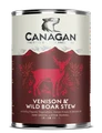 Консервы беззерновые Canagan для собак Рагу из оленины и дикого кабана Canagan Venison & Wild Boar Stew 100.2.004