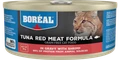 Беззерновые консервы BOREAL для котят и кошек из красного мяса тунца с креветками в соусе (Tuna Red Meat with shrimp in gravy) C0702RU