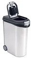 Контейнер для корма Curver PetLife с колесами и ковшиком, на 20 кг/54 л, 28*49*60см металлик 48745