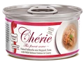 Консервы PETTRIC Cherie для кошек микс из желтоперого и полосатого тунца с кусочками лосося Flaked Yellowfin mix Skipjack Tuna with Wild Salmon Entrées in Gravy 7486