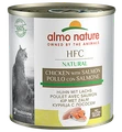Консервы ALMO NATURE для взрослых кошек с лососем и курицей Classic Adult Salmon and Chicken