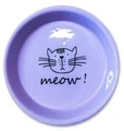 Миска керамическая для кошек КерамикАрт MEOW! 200 мл сиреневая