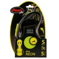 Поводок-рулетка FLEXI NEON NEW CLASSIC S до 15 кг лента 5 метров 23518