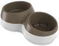 Миска для собак двойная BAMA PET CIOTOLOTTO M 500-400 мл 33х20х9h