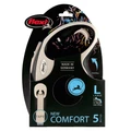 Поводок-рулетка Flexi New Line Comfort L до 60 кг лента 5 метров 98043707