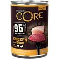 Консервы беззерновые Wellness Core для собак из курицы с уткой и морковью Chicken, Duck with Carrot 10859
