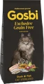 Беззерновой сухой корм GOSBI Exclusive GF для стерилизованных кошек с уткой и рыбой (Grain Free Cat Sterilized Duck/Fish)