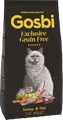 Беззерновой сухой корм GOSBI Exclusive GF для взрослых кошек с индейкой и рыбой (Grain Free Adult Cat Turkey/Fish)
