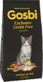 Беззерновой сухой корм GOSBI Exclusive GF для котят с курицей и лососем (Grain Free Kitten Chicken/Fish)