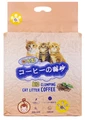 Биоразлагаемый соевый комкующийся наполнитель тофу HAKASE AREKKUSU Bio Clumping Cat Litter Coffee с ароматом кофе