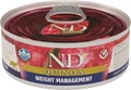 Консервы FARMINA ND CAT QUINOA WEIGHT MANAGEMENT для взрослых кошек с ягненком и киноа для контроля веса