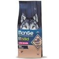 Низкозерновой сухой корм MONGE Bwild для взрослых собак всех пород с мясом гуся Dog Goose Low Grain 12 кг