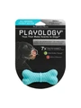 Игрушка для собак малых пород двухслойная жевательная косточка Playology с ароматом арахиса, 9 см DUAL LAYER BONE P3000800