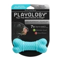 Игрушка для собак средних пород двухслойная жевательная косточка Playology с ароматом арахиса, 11.5 см DUAL LAYER BONE P3000803