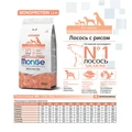 Сухой корм MONGE Monoprotein для щенков всех пород с лососем и рисом Puppy/Junior All Breed Salmon/Rice 70011266