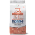 Сухой корм MONGE Monoprotein для взрослых собак всех пород с лососем и рисом All Breed Salmon/Rice