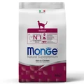Сухой корм MONGE для взрослых кошек живущих в помещении с курицей Cat Indoor